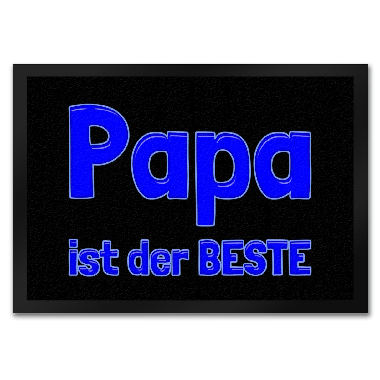 Papa ist der Beste Fußmatte Schuhabstreifer und Blau