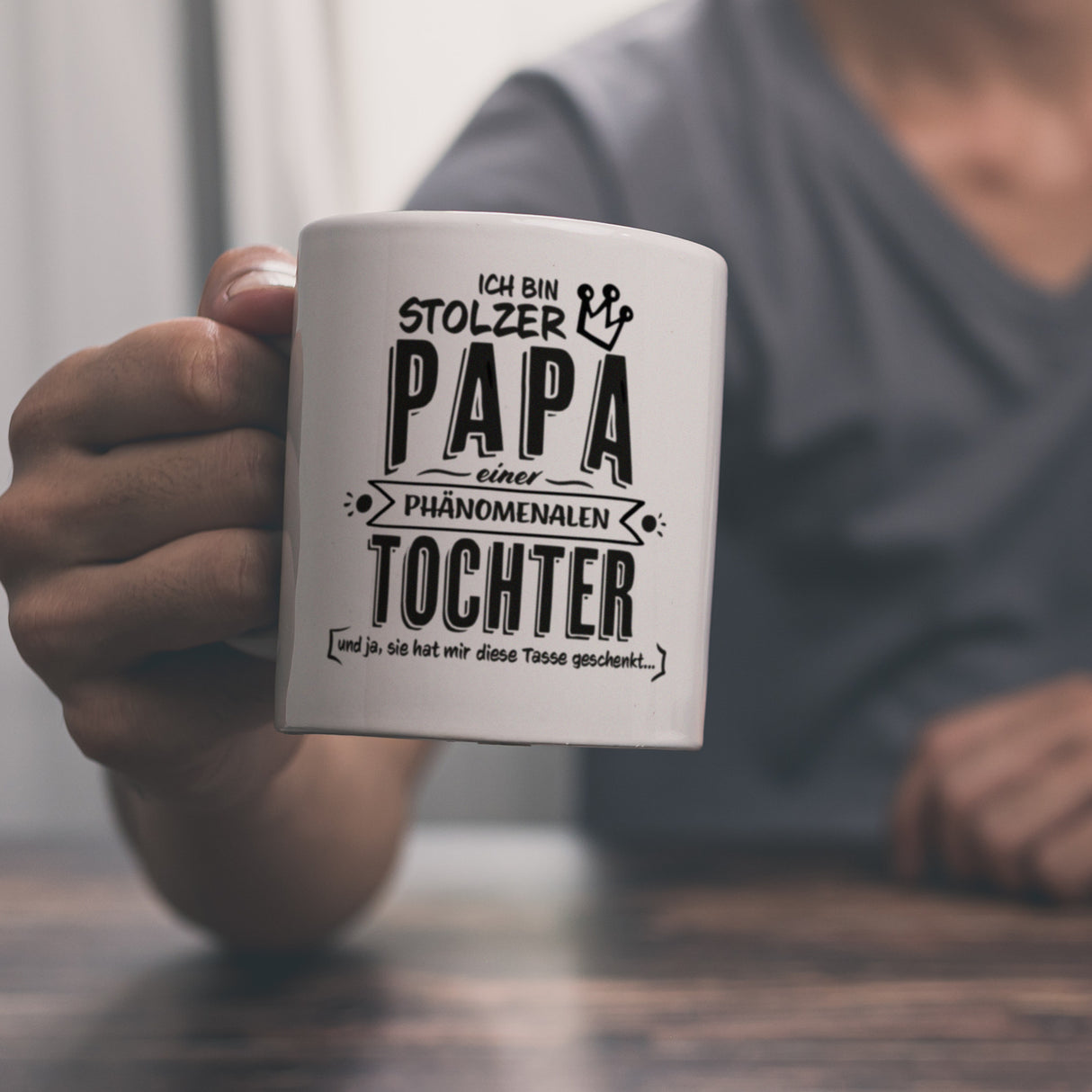 Ich bin stolzer Papa einer phänomenalen Tochter Kaffeebecher