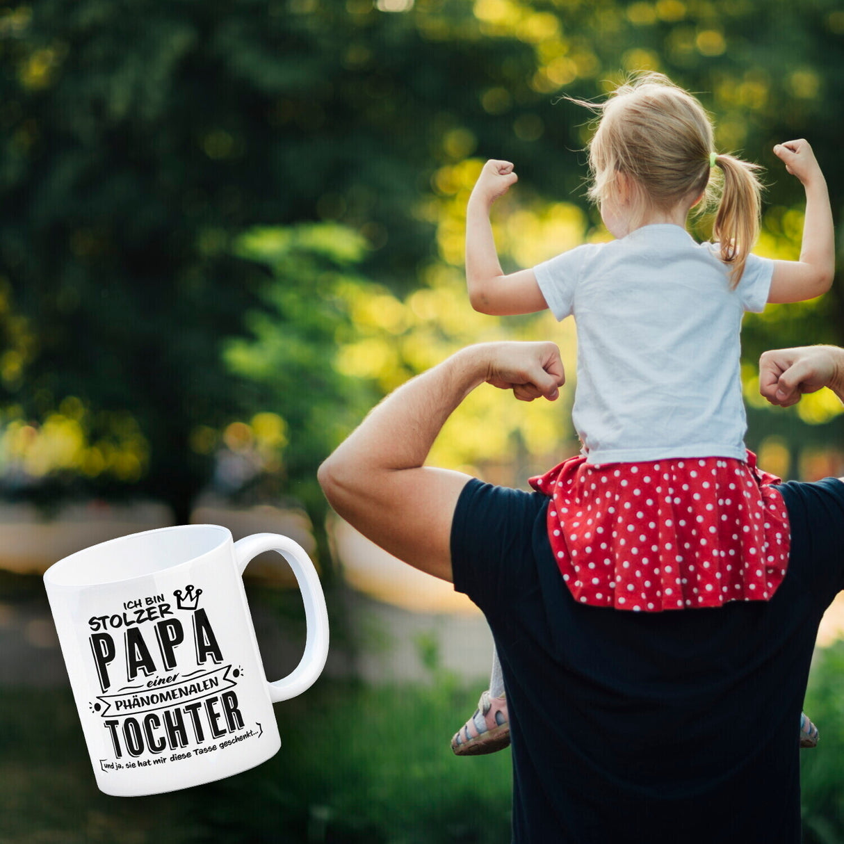 Ich bin stolzer Papa einer phänomenalen Tochter Kaffeebecher