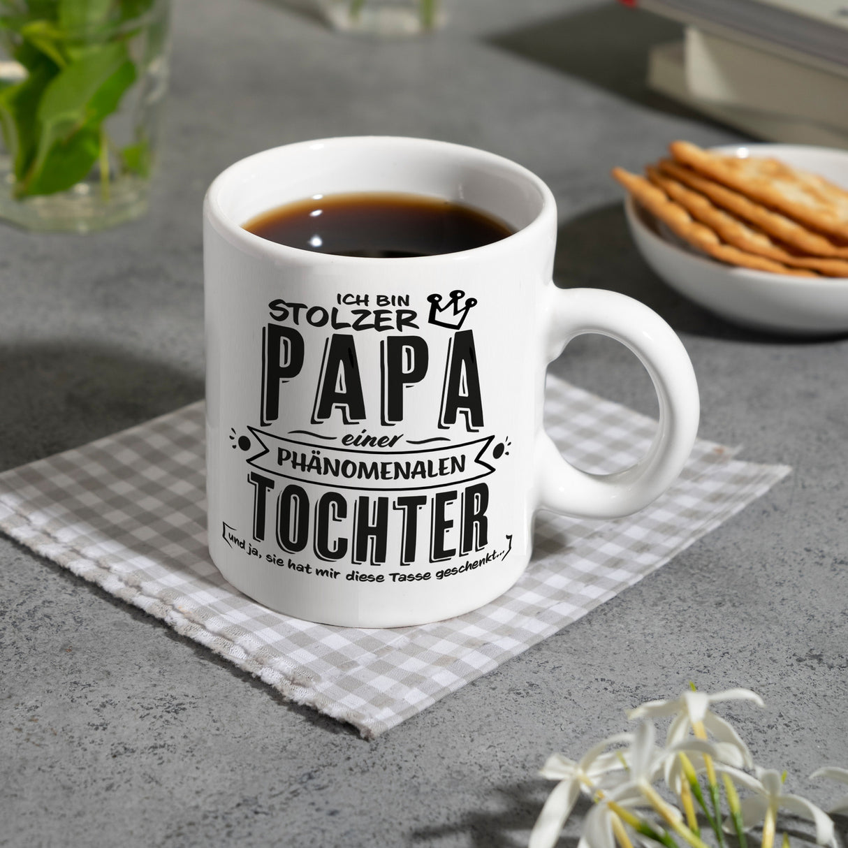 Ich bin stolzer Papa einer phänomenalen Tochter Kaffeebecher