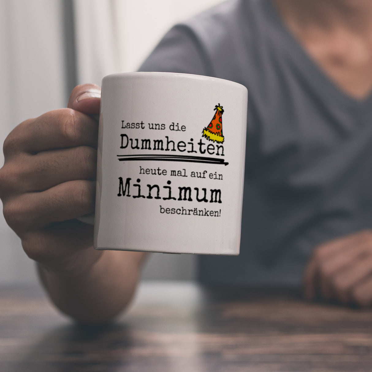 Heute mal keine Dummheiten im Büro Kaffeebecher