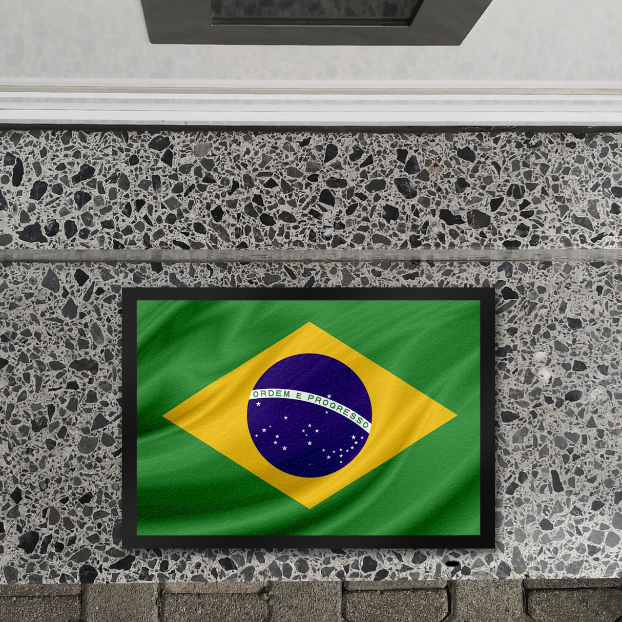 Brasilien Fahne und Flagge Fussmatte Fanartikel