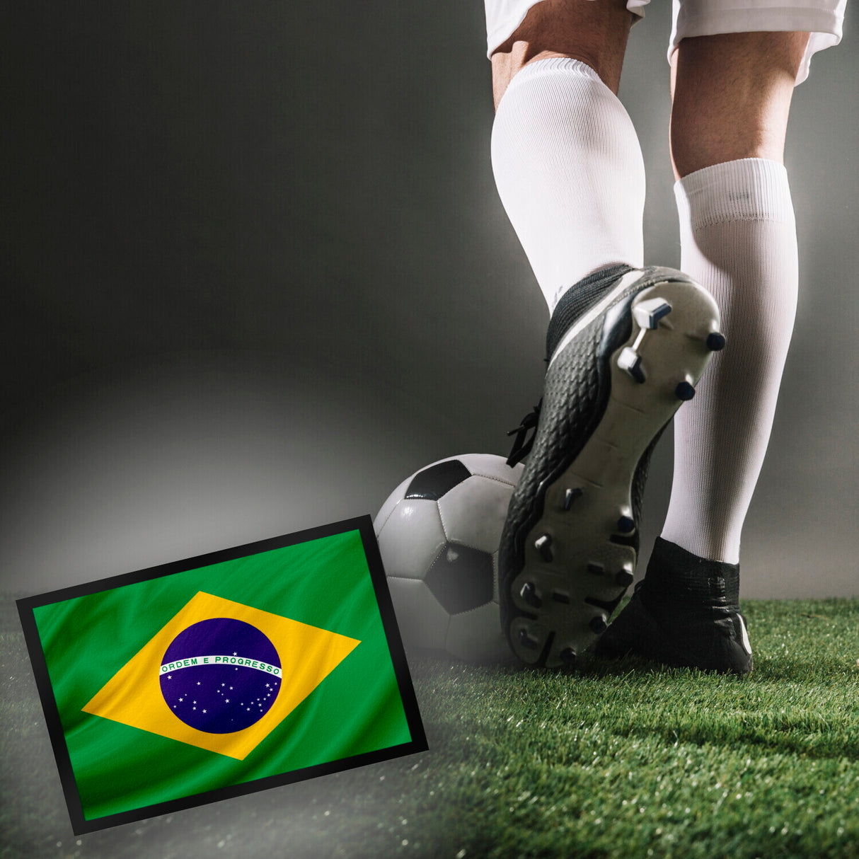 Brasilien Fahne und Flagge Fussmatte Fanartikel
