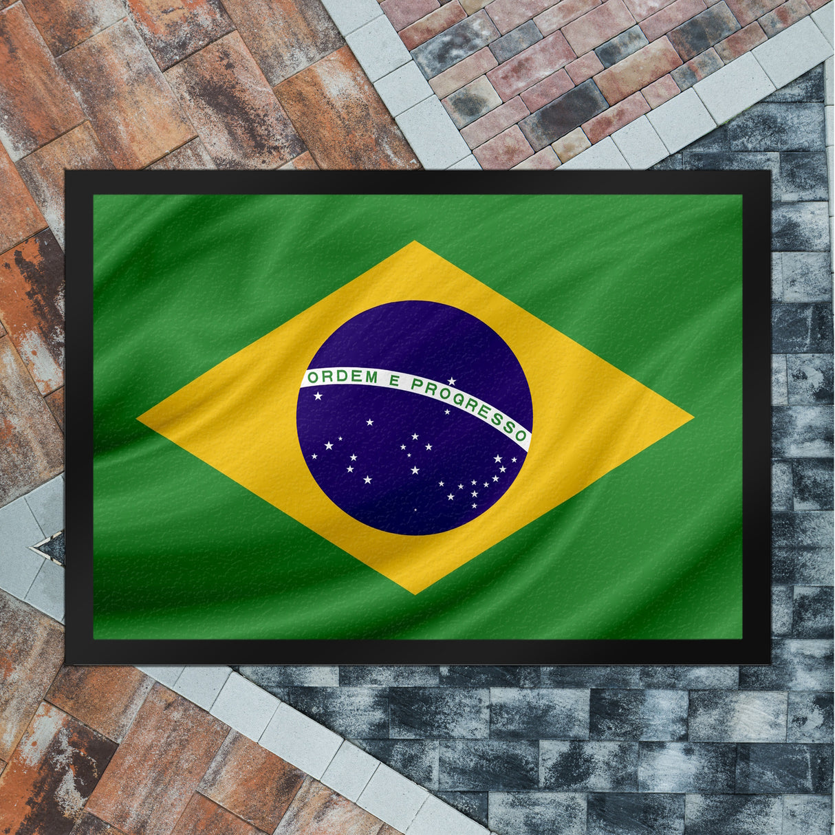 Brasilien Fahne und Flagge Fussmatte Fanartikel
