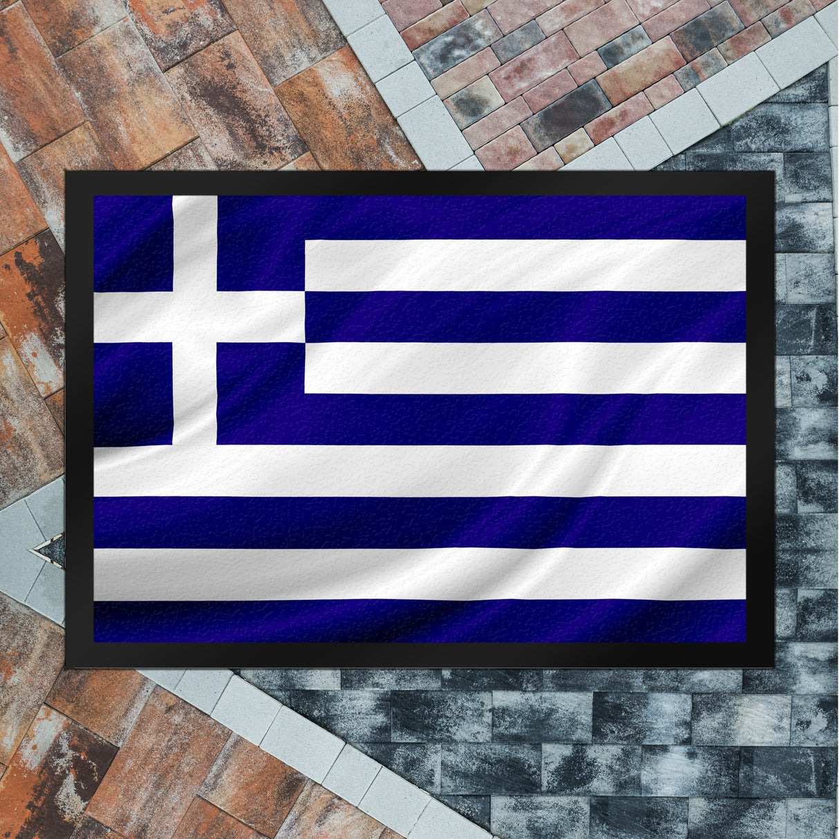 Griechenland Fahne und Flagge Fussmatte Fanartikel