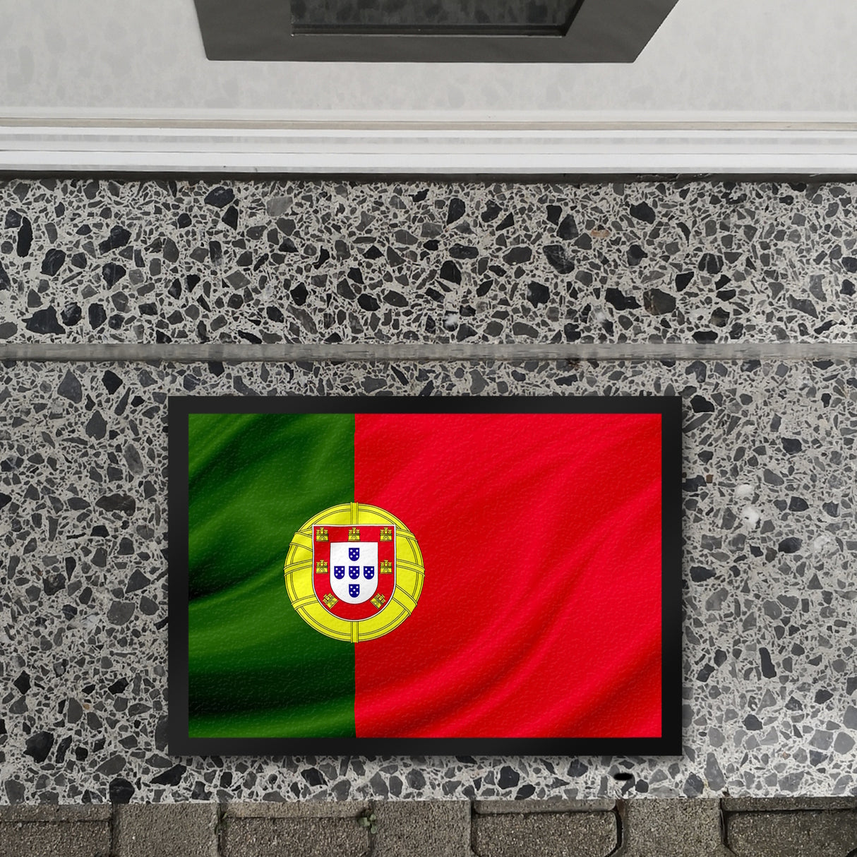 Portugal Fahne und Flagge Fussmatte Fanartikel