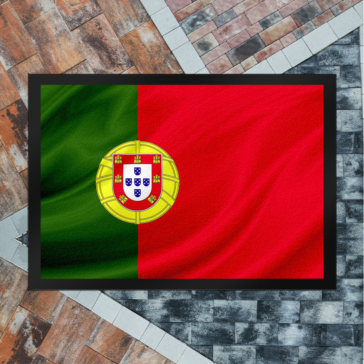 Portugal Fahne und Flagge Fussmatte Fanartikel