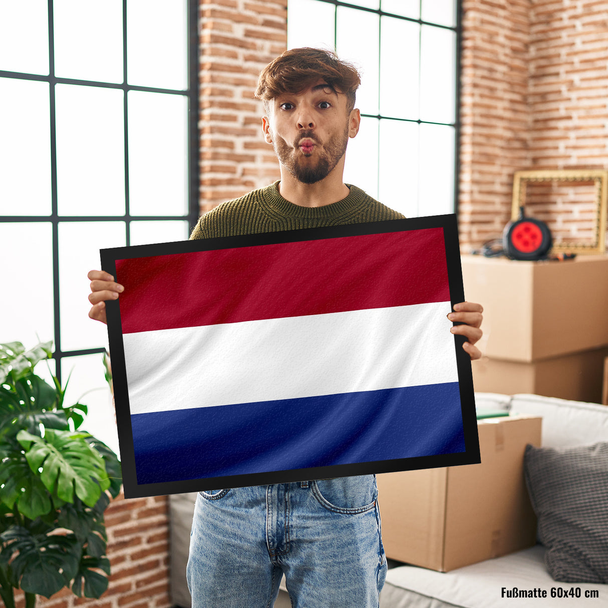 Holland Fahne und Flagge Fussmatte Fanartikel