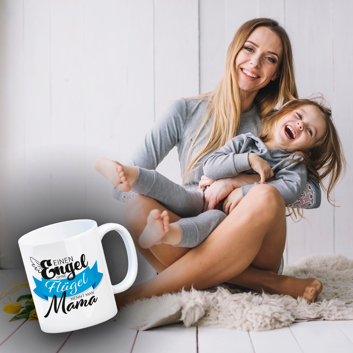 Ein Engel ohne Flügel nennt man Mama Kaffeebecher zum Muttertag