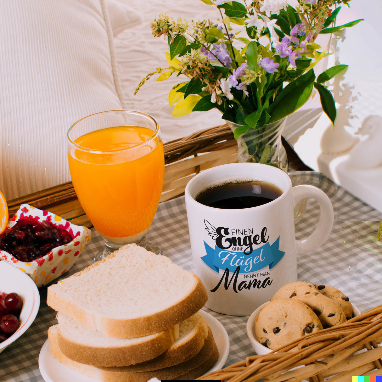 Ein Engel ohne Flügel nennt man Mama Kaffeebecher zum Muttertag