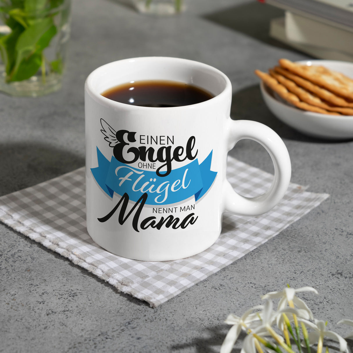 Ein Engel ohne Flügel nennt man Mama Kaffeebecher zum Muttertag