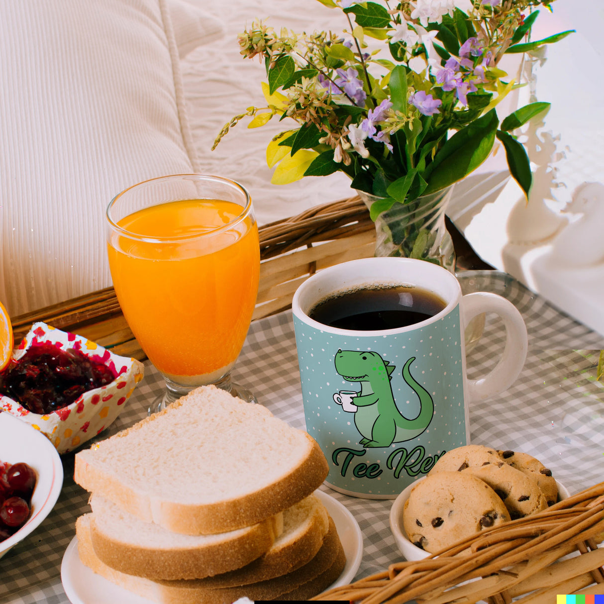 Tee Rex Kaffeebecher mit lustigem T-Rex Dino