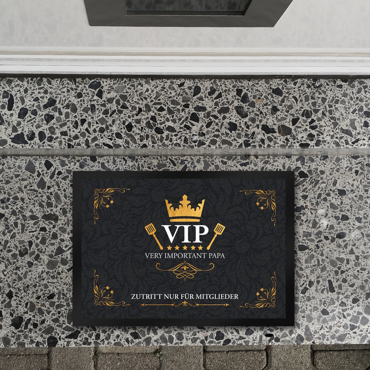 Very Important Papa Fußmatte mit VIP Motiv