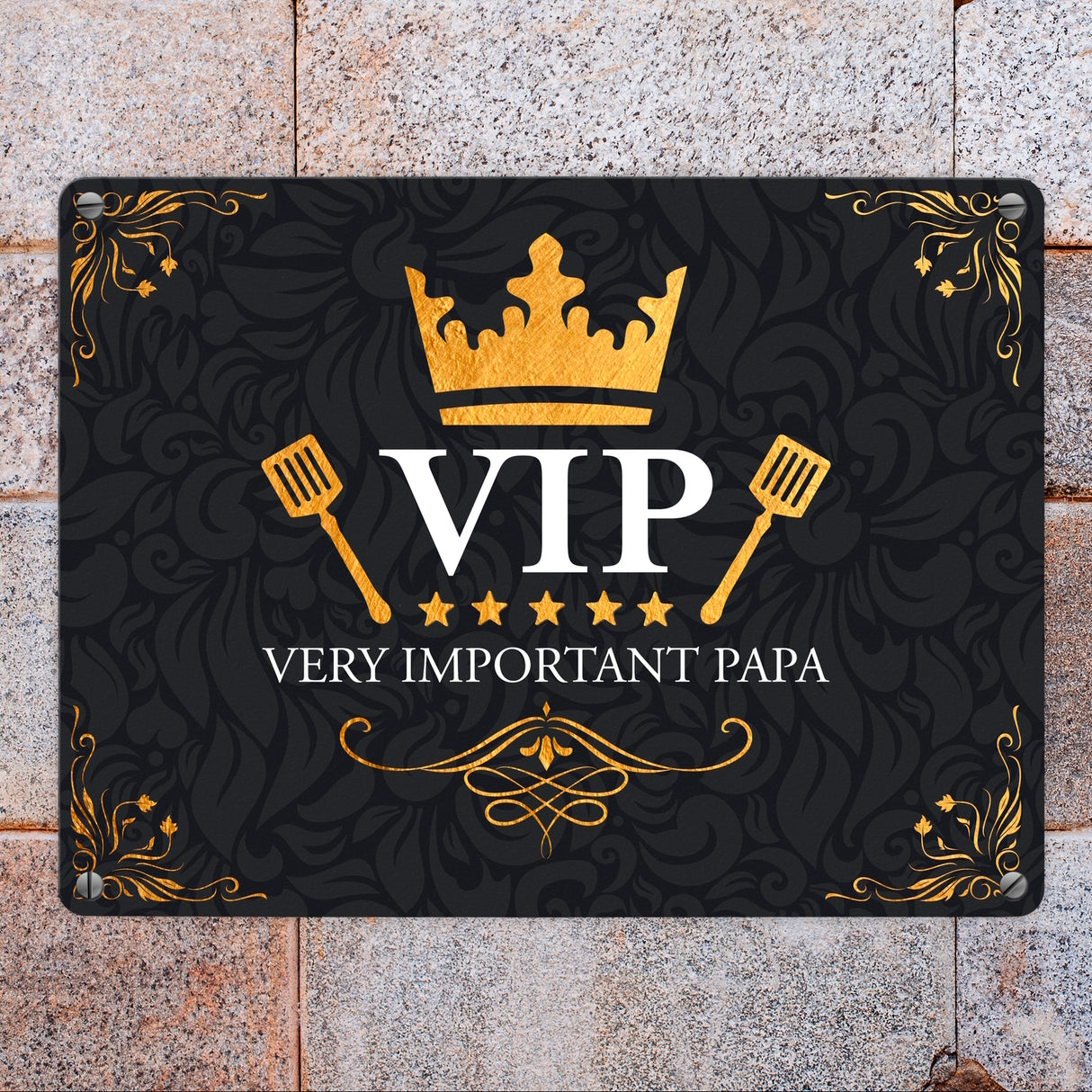 Very Important Papa Metallschild mit VIP Motiv