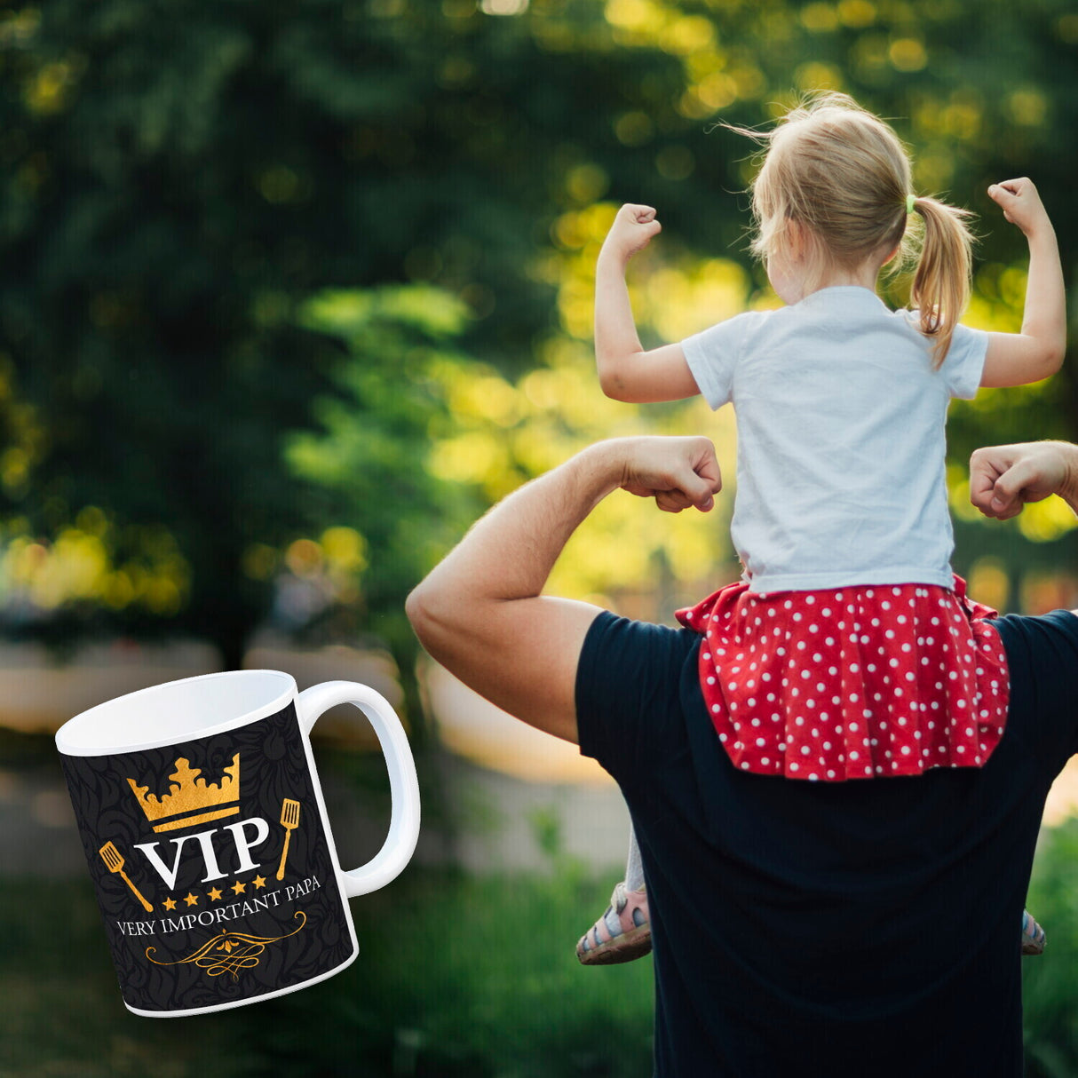 Very Important Papa Kaffeebecher mit VIP Motiv