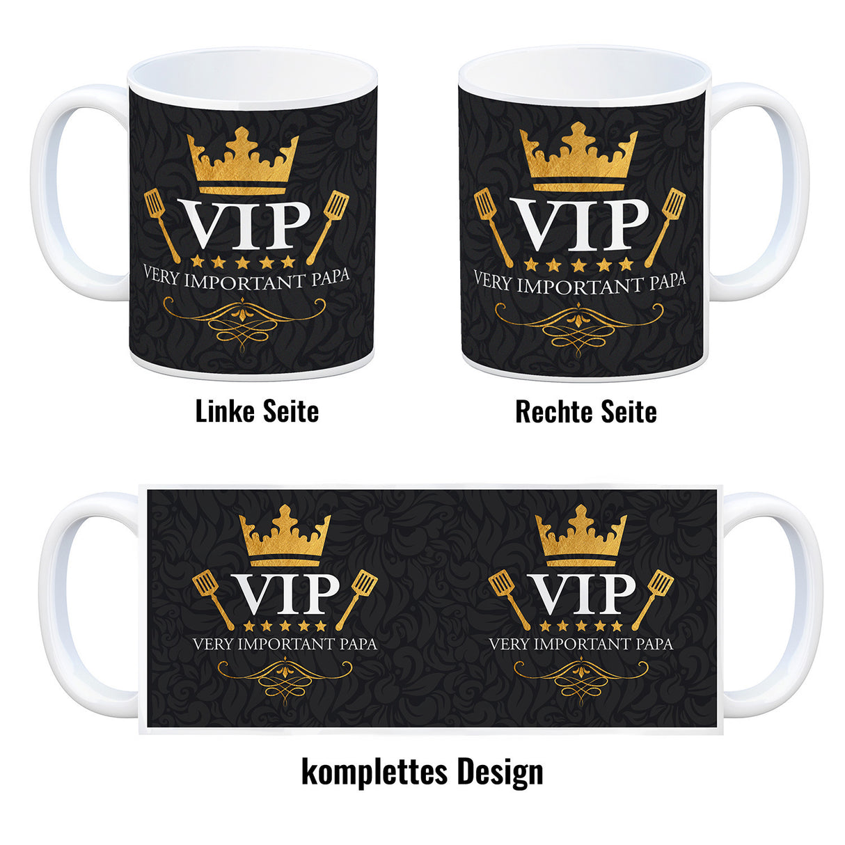 Very Important Papa Kaffeebecher mit VIP Motiv