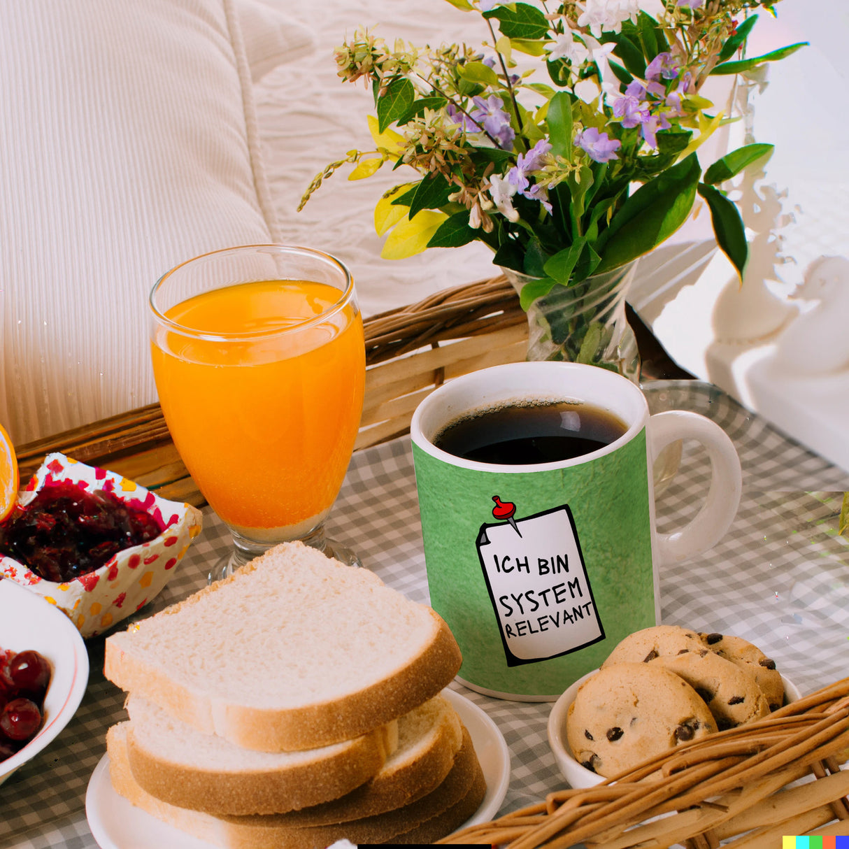 Kaffeebecher mit Spruch - Ich bin systemrelevant Arbeit Lustig Virus Krise