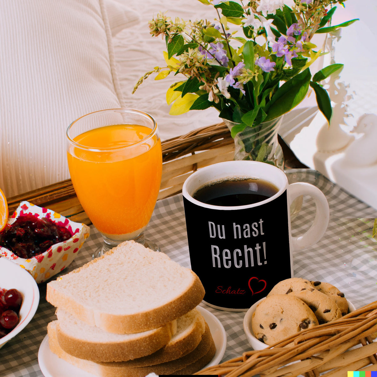 Du hast Recht! Schatz mit Herz Kaffeebecher