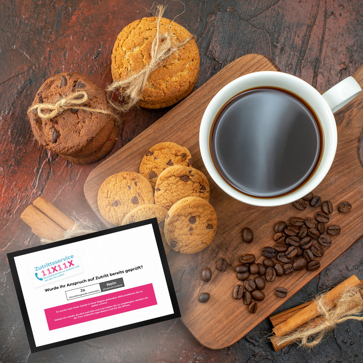 Anmeldung zur Impfung Satire Fußmatte in 35x50 cm