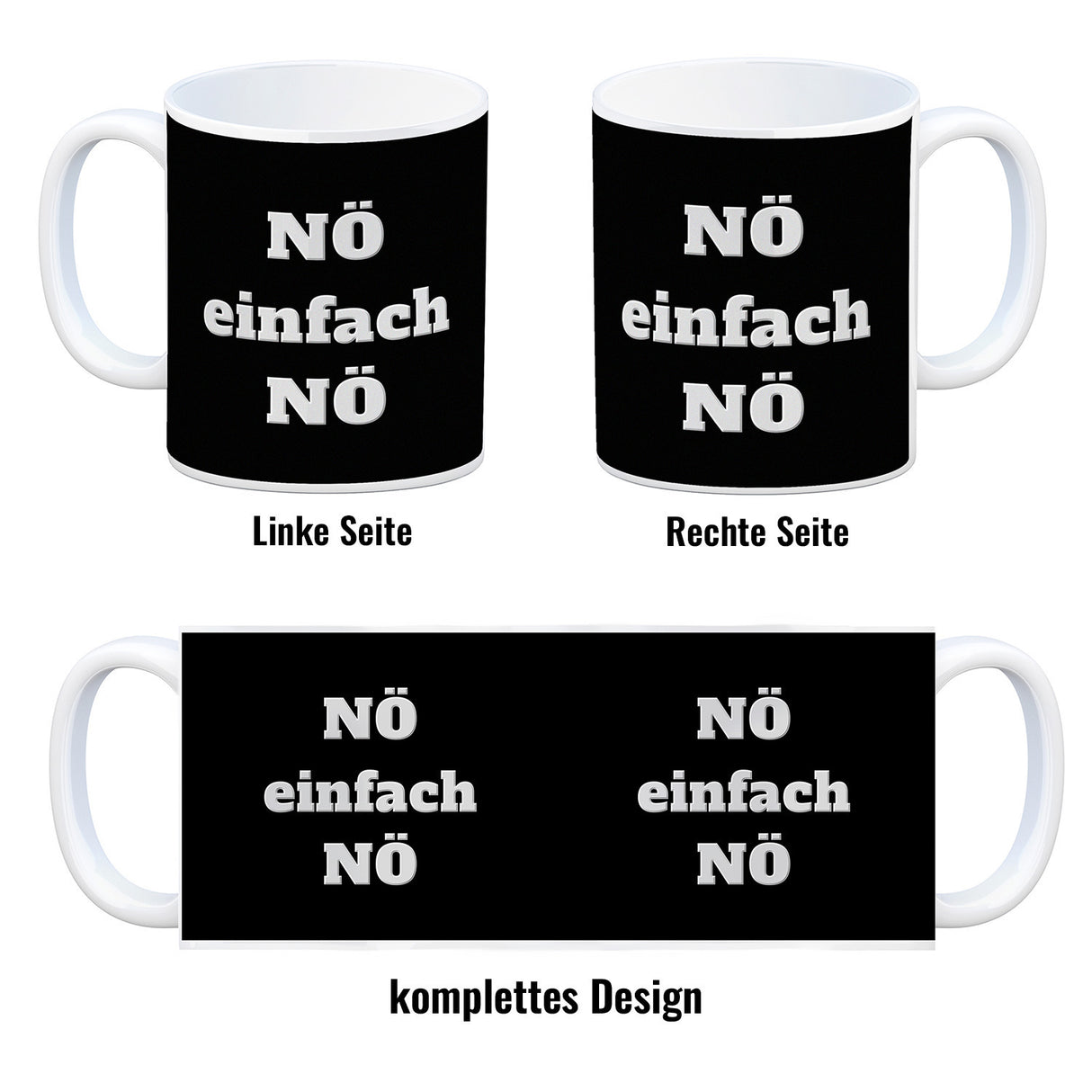 NÖ einfach NÖ Kaffeebecher mit Spruch