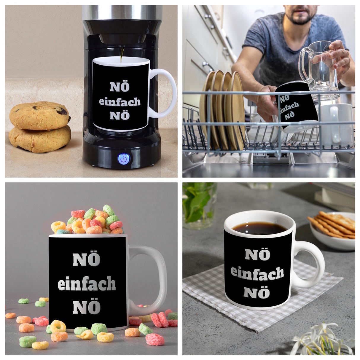 NÖ einfach NÖ Kaffeebecher mit Spruch