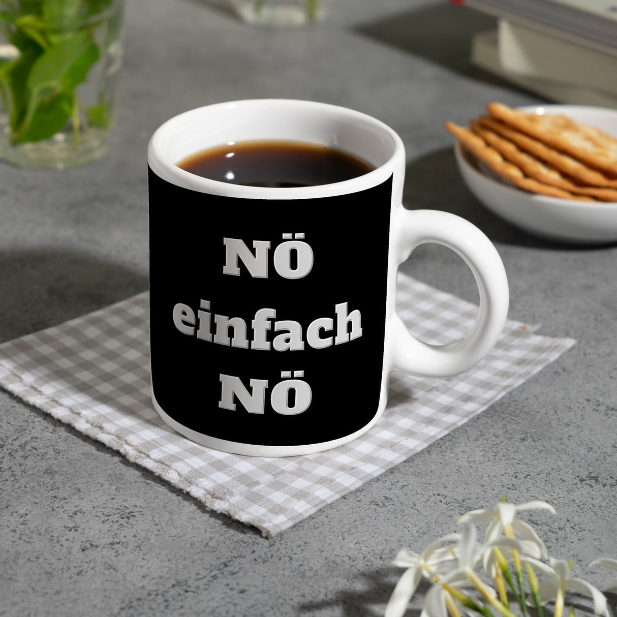 NÖ einfach NÖ Kaffeebecher mit Spruch