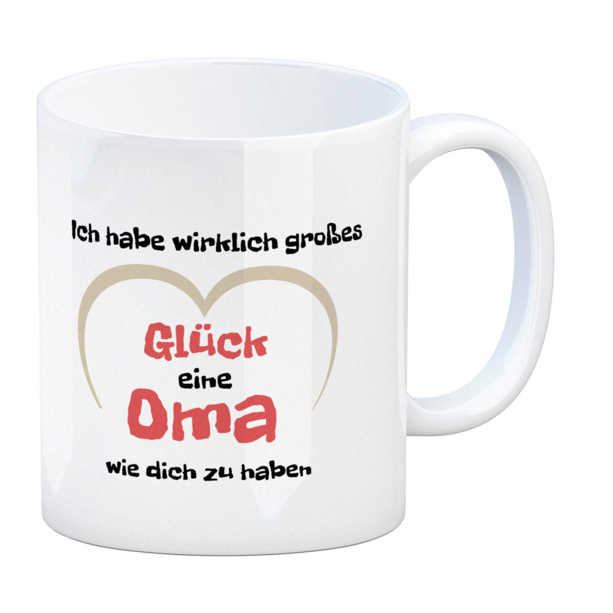 Ich habe wirklich großes Glück eine Oma wie dich zu haben Kaffeebecher