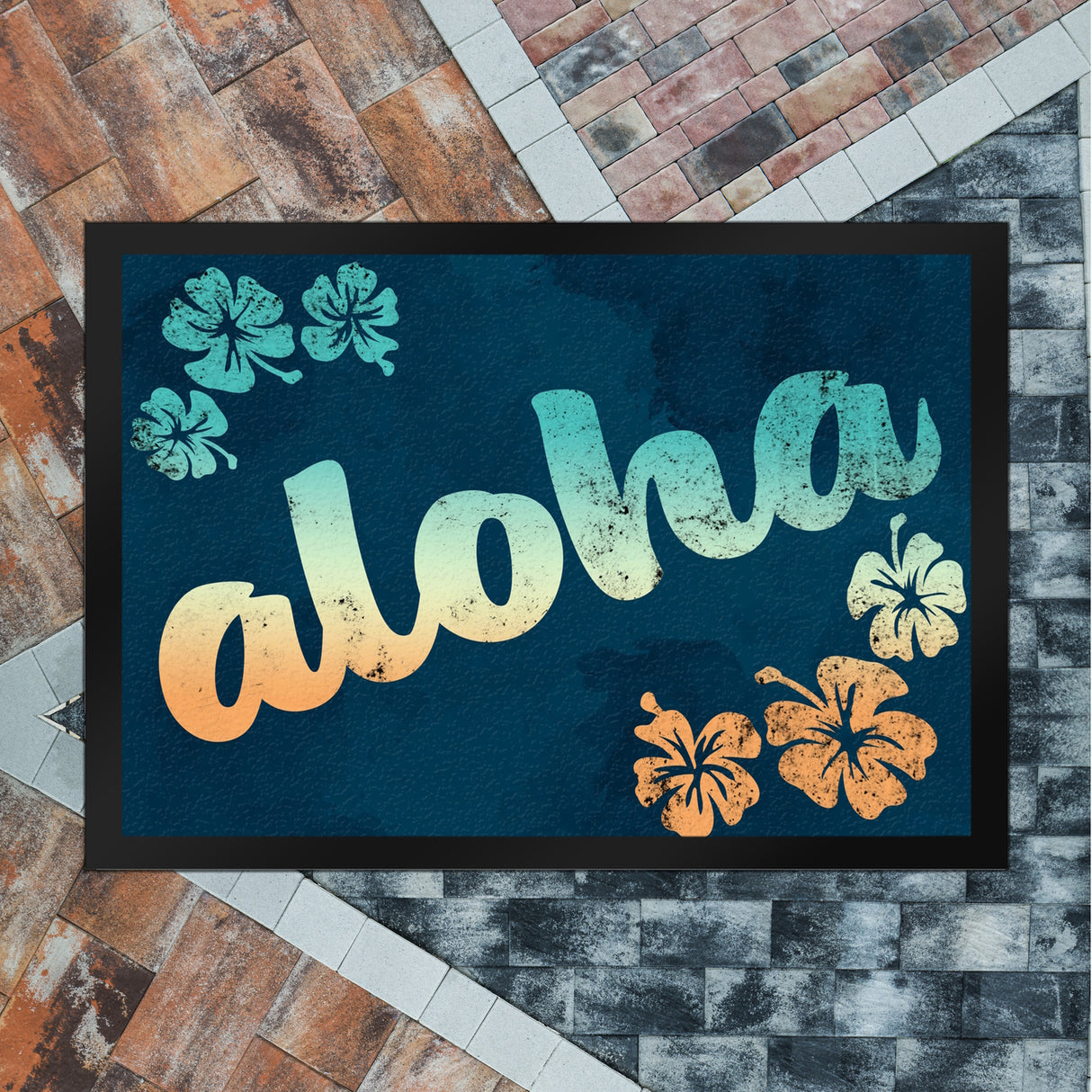 Aloha - Fußmatte im Hawaiilook