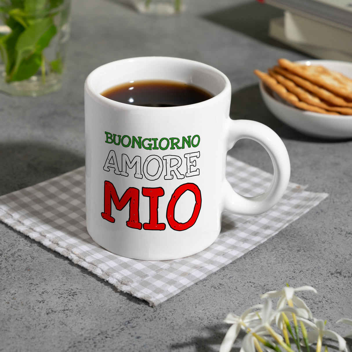 Buongiorno Amore Mio Italien Kaffeebecher