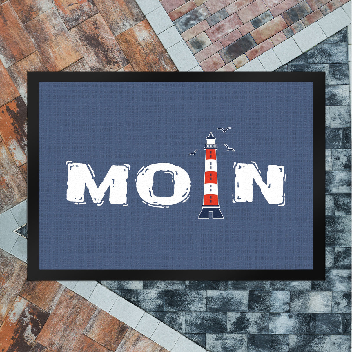 Moin Leuchtturm maritime Fußmatte