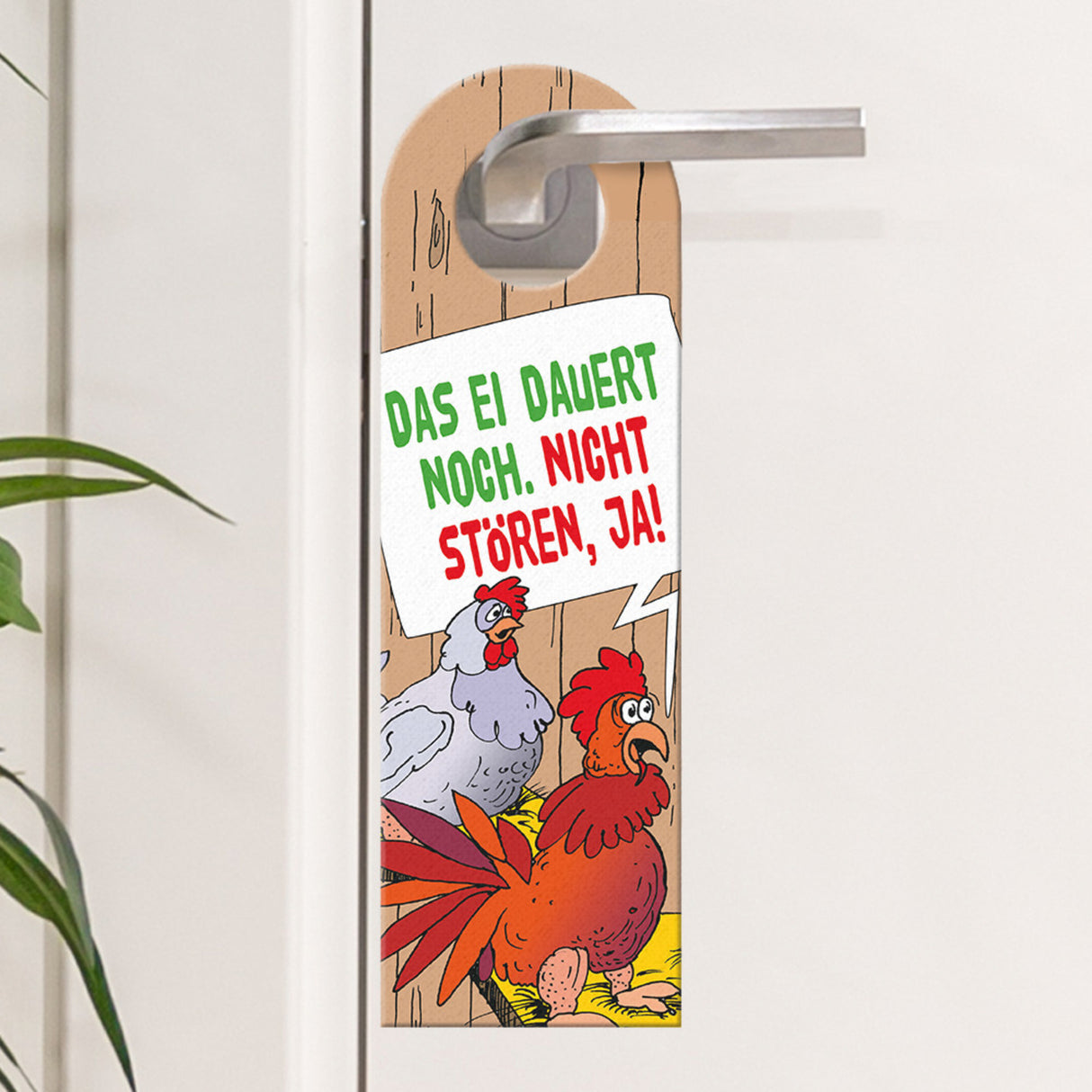 Hühner Türhänger Nicht stören bin am Eier legen