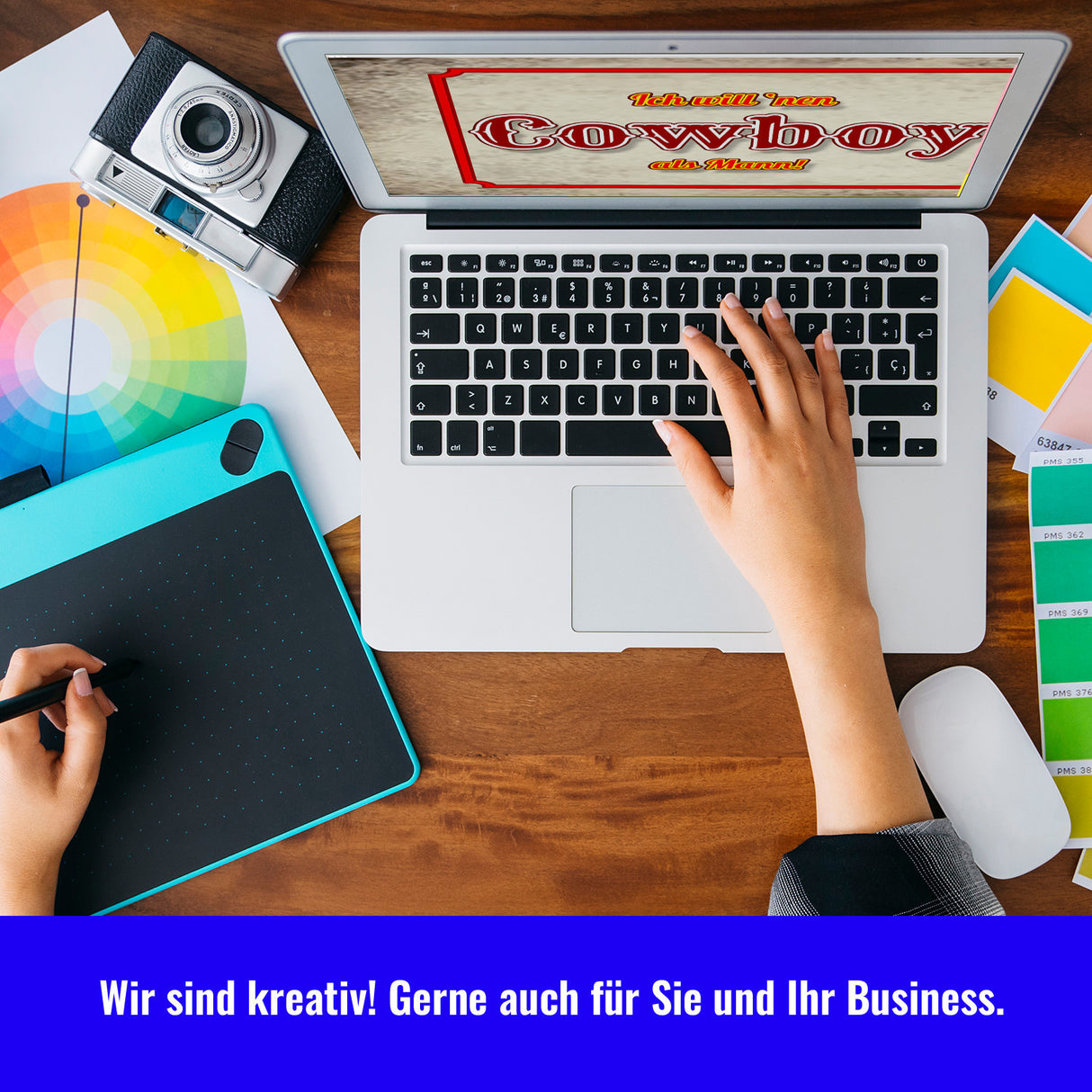 Kaffeebecher mit sexy Cowboy und Spruch - Ich will 'nen Cowboy als Mann