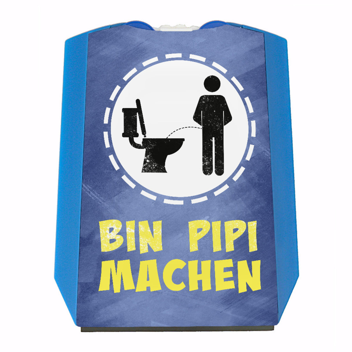 Bin Pipi machen Parkscheibe mit Eiskratzer und 2 Einkaufswagenchips