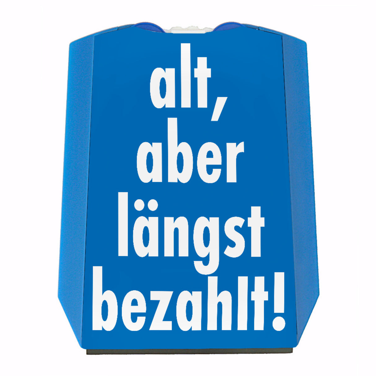 Alt, aber längst bezahlt Parkscheibe für dein Auto mit 2 Einkaufswagenchips