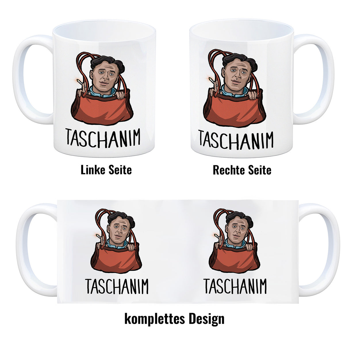 Rapper-Wortspiel Kaffeebecher Taschanim Tasse für einen Rap-Fan