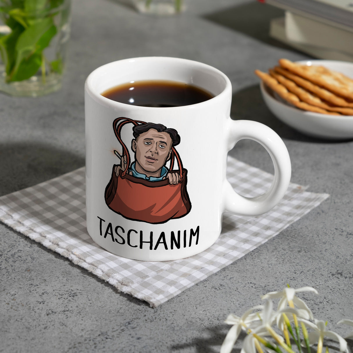Rapper-Wortspiel Kaffeebecher Taschanim Tasse für einen Rap-Fan