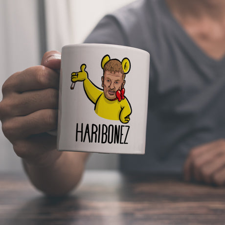 Rapper-Wortspiel Kaffeebecher Haribonez Tasse für einen Rap-Fan