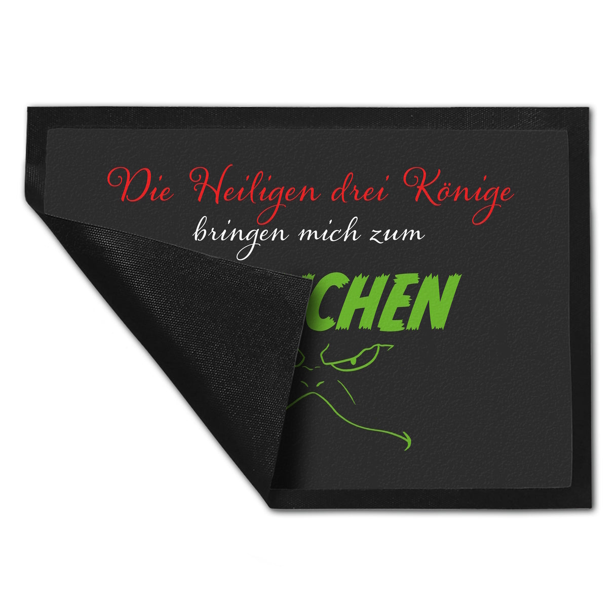 Die heiligen drei Könige bringen mich zum grinchen Fußmatte mit Spruch