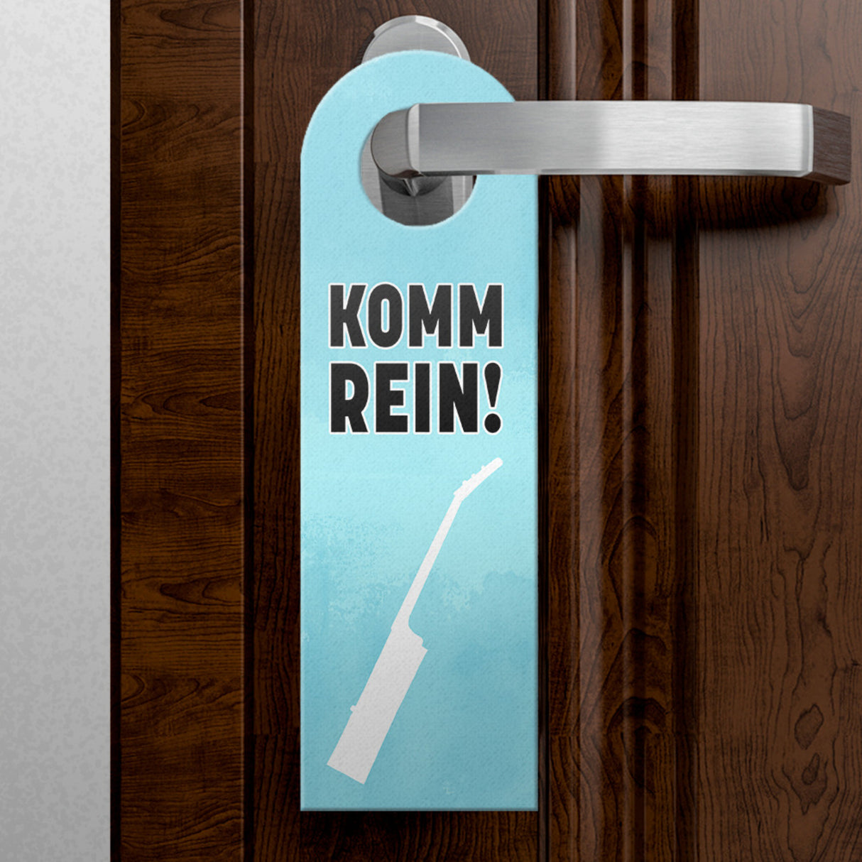 Bin am Gitarre spielen oder komm rein Türhänger