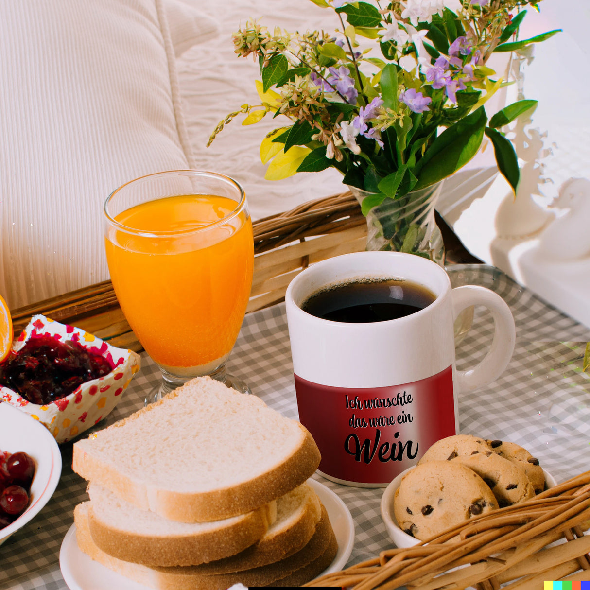 Ich wünschte das wäre ein Wein Kaffeebecher