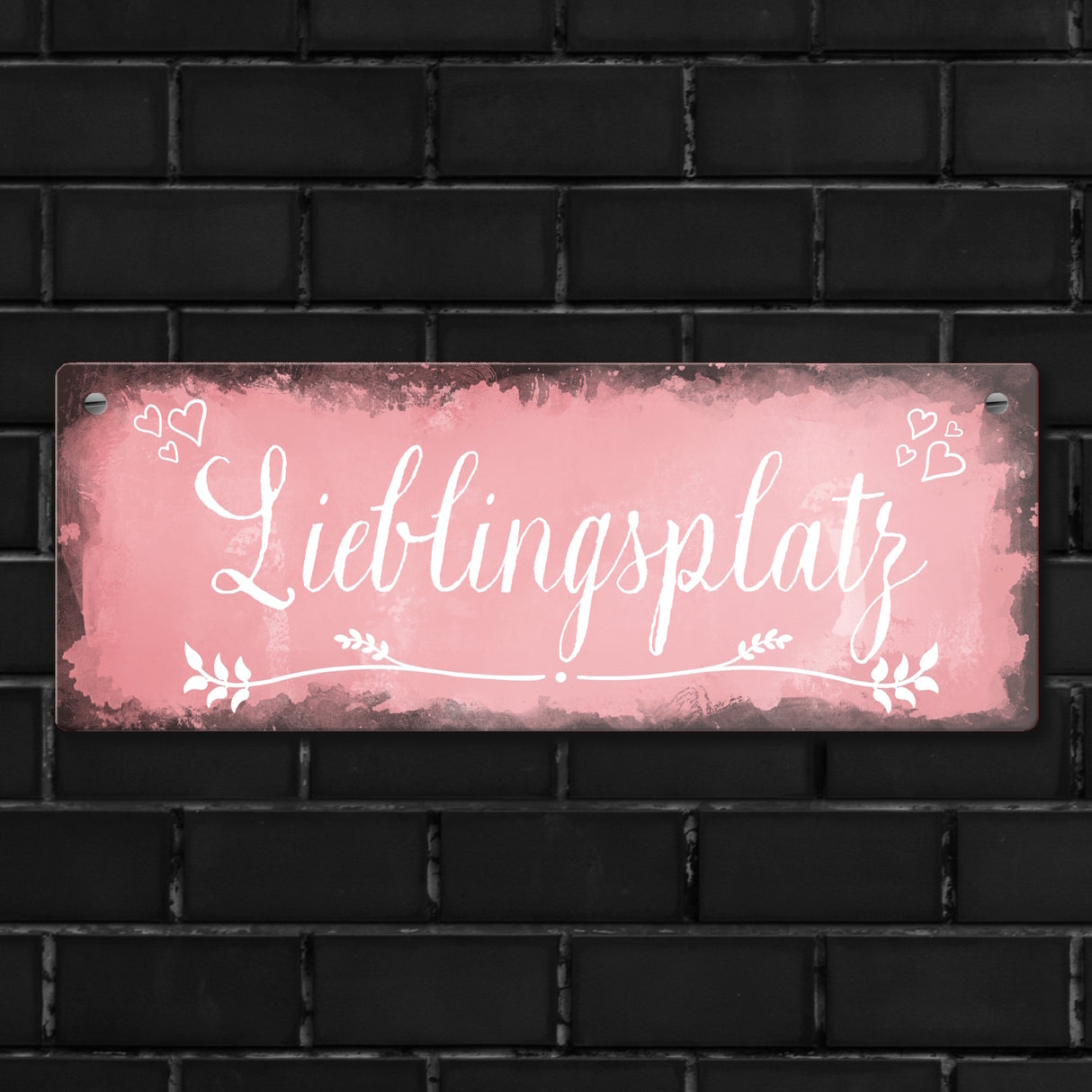 Lieblingsplatz Metallschild für den schönsten Platz