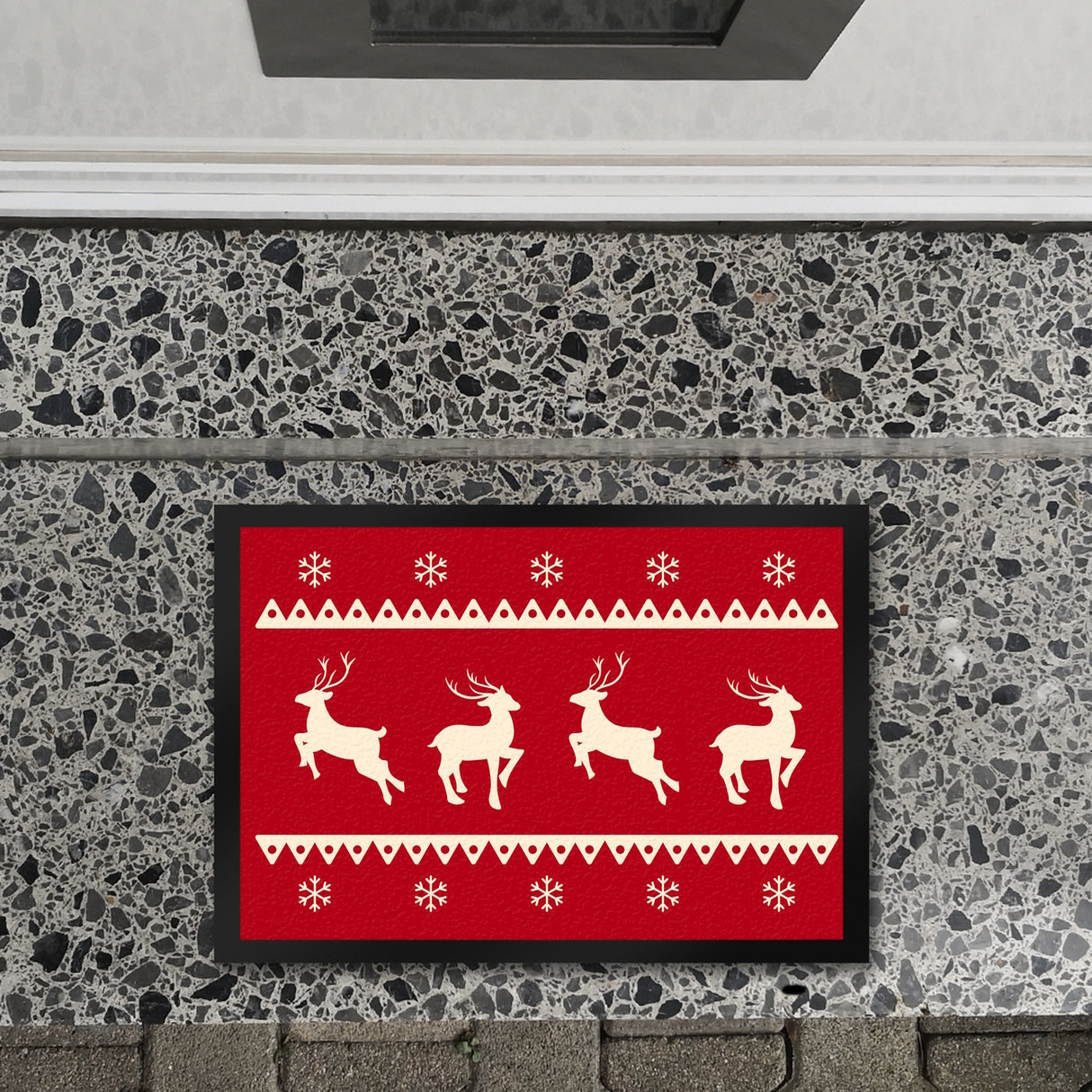 Rentier Weihnachten Fußmatte