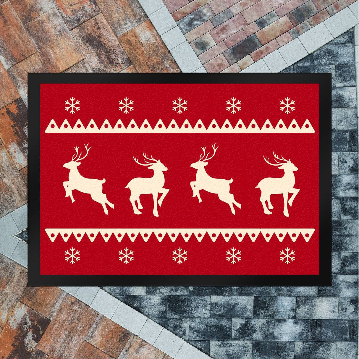 Rentier Weihnachten Fußmatte