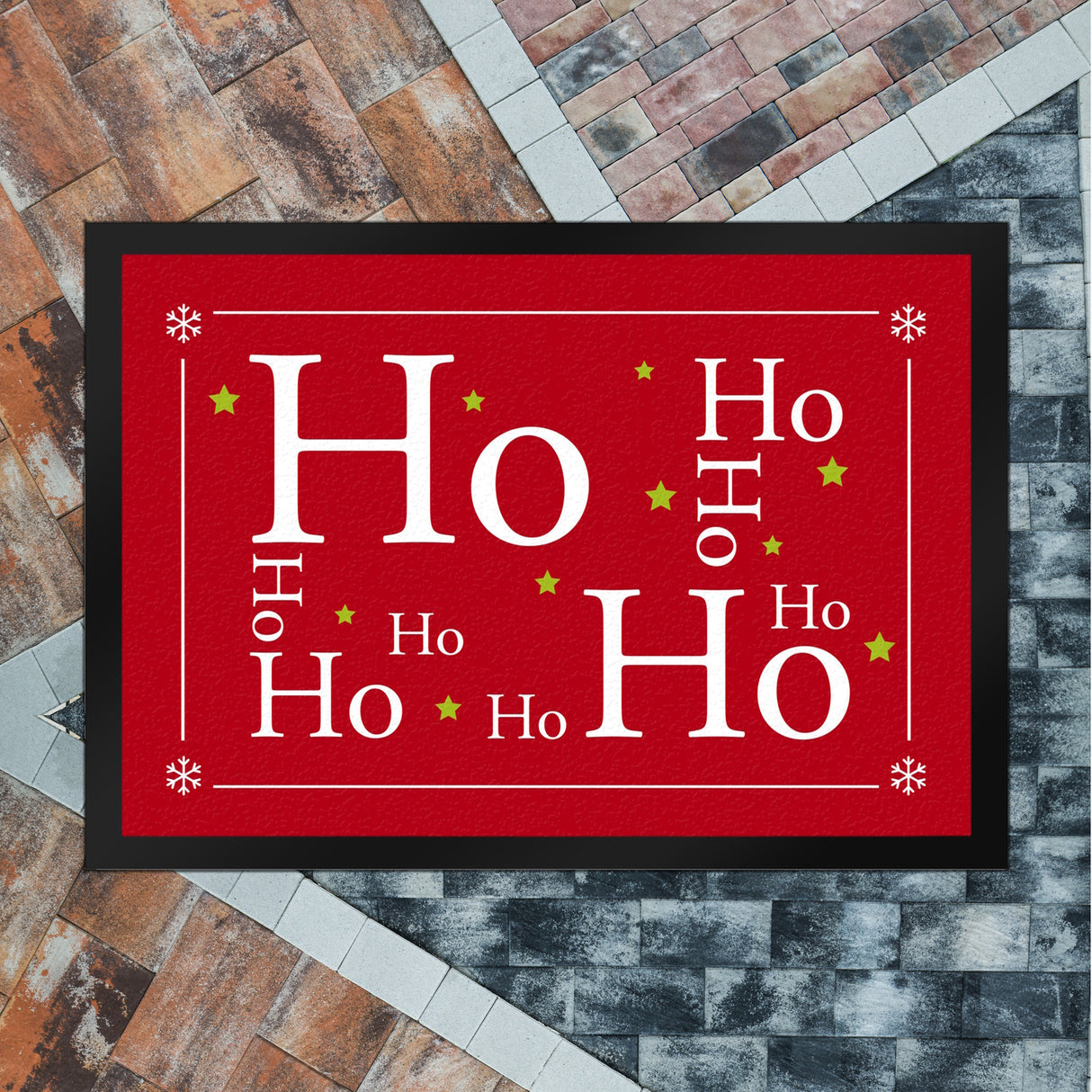 Ho Ho Ho Weihnachten Fußmatte