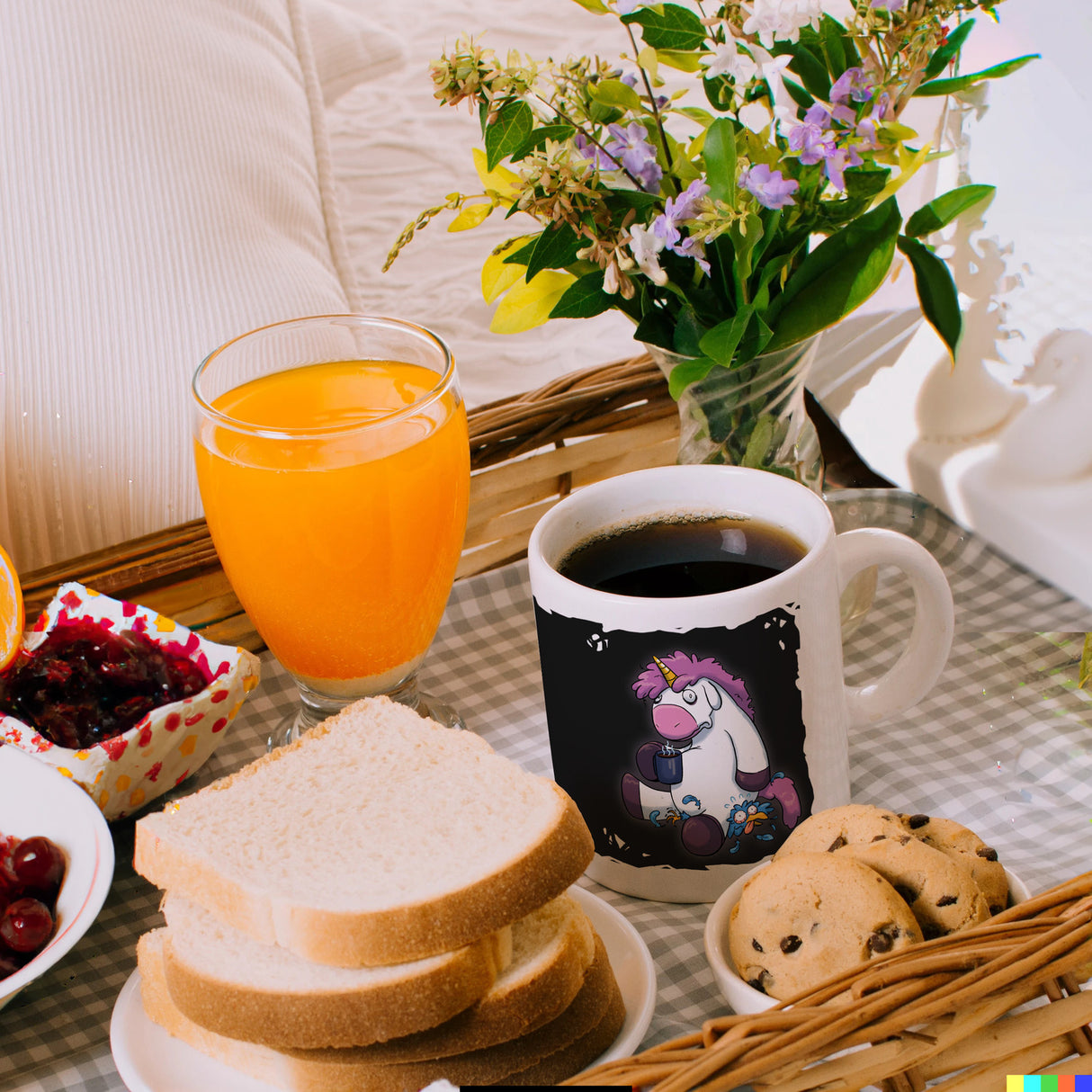 Der frühe Vogel kann mich mal Kaffeebecher mit lustigem Einhorn