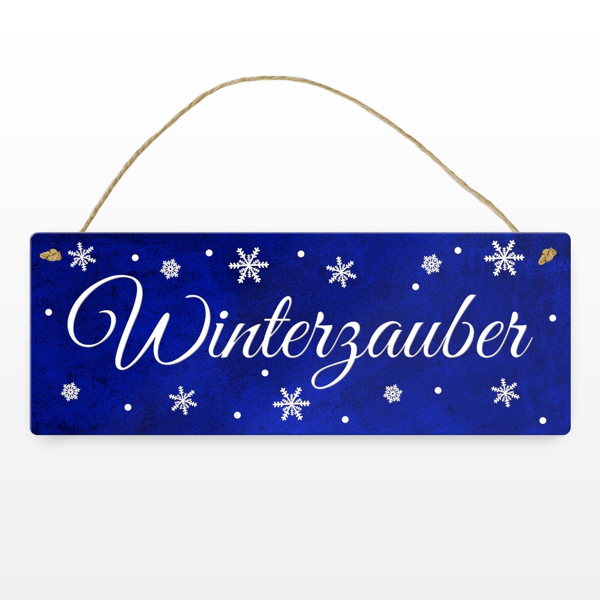 Winter Metallschild zum Thema Winter