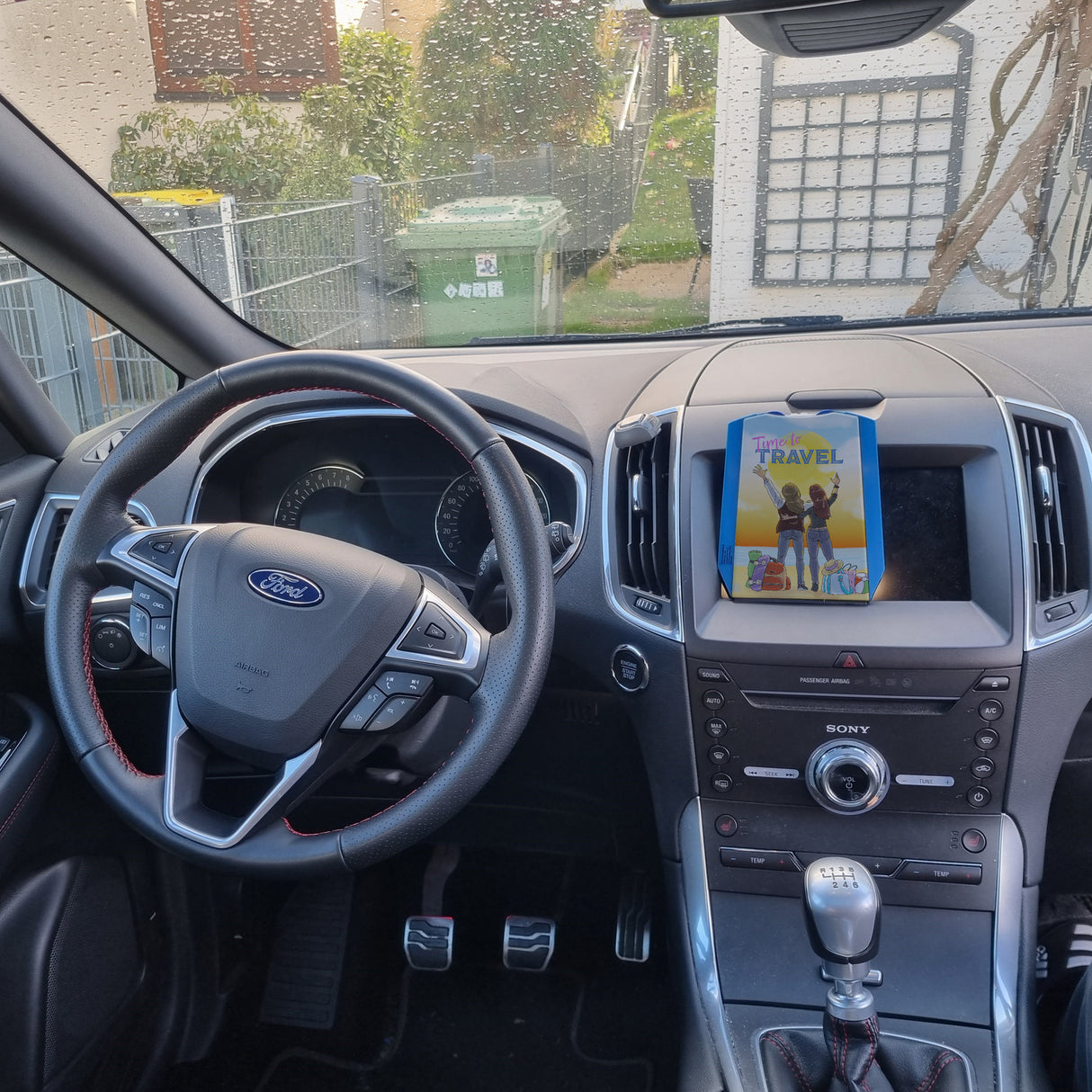 Time to travel beste Freundin Parkscheibe mit 2 Einkaufswagenchips