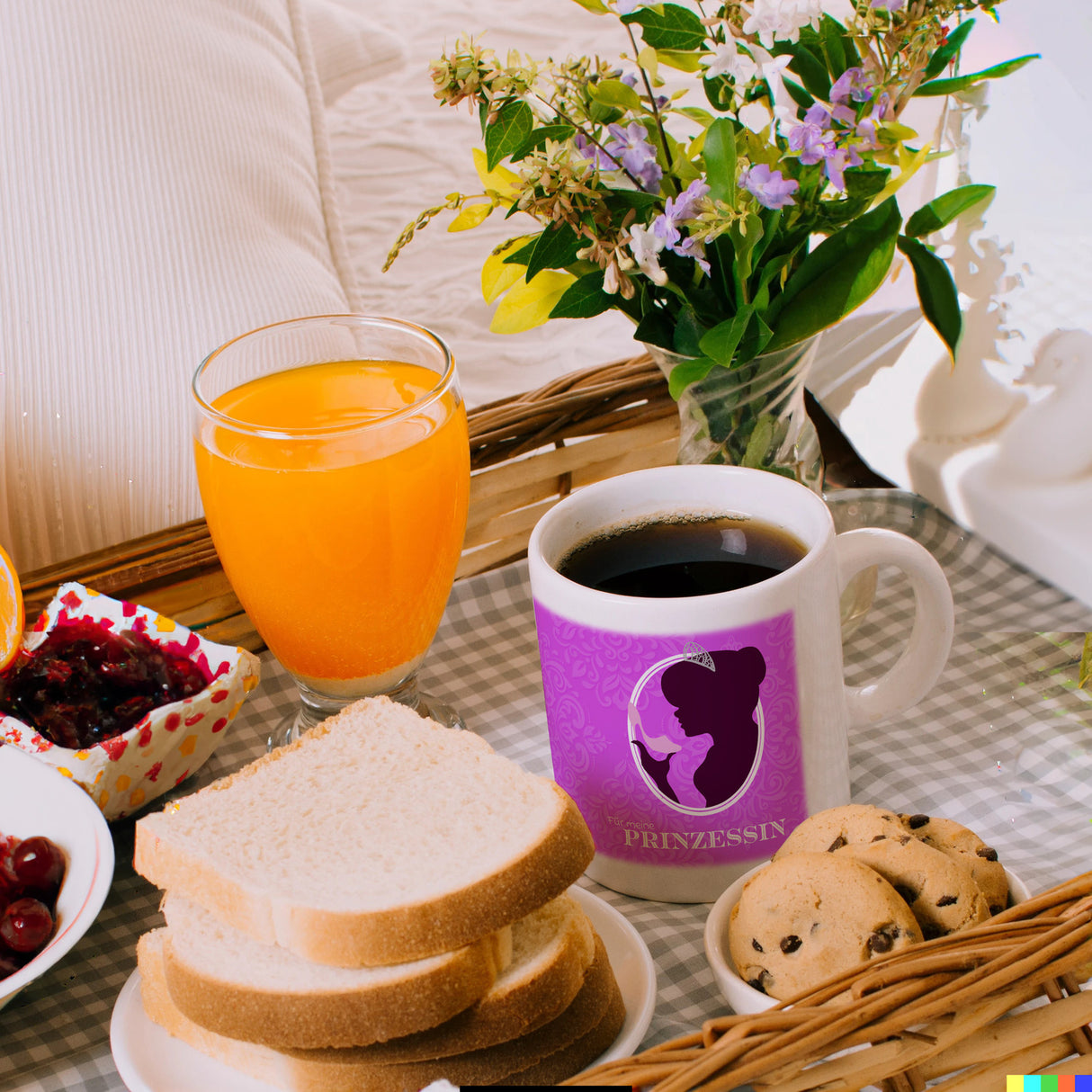 Prinzessin Aschenputtel Kaffeebecher in pink