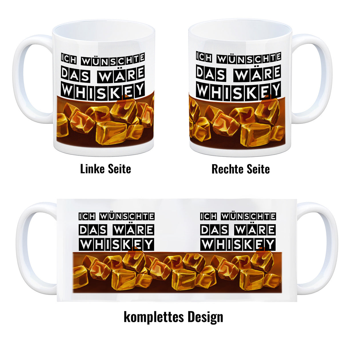 Ich wünschte das wäre Whiskey Kaffeetasse