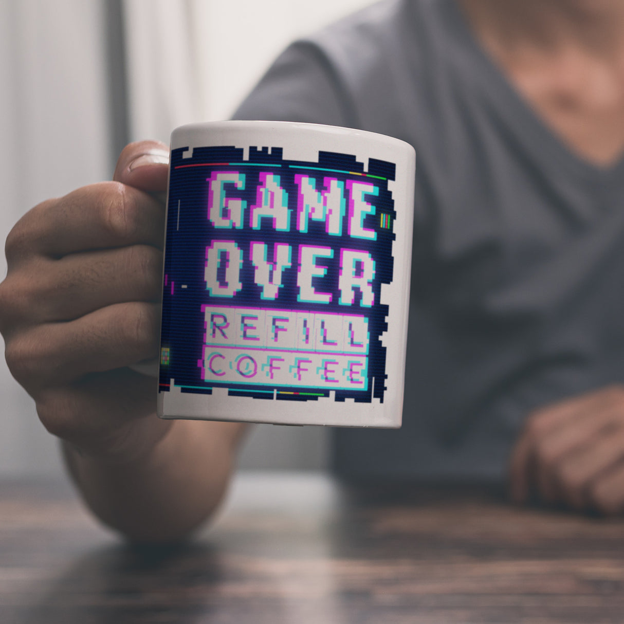 Game Over Refill Coffee Kaffeetasse für Gamer